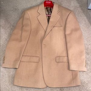 Men’s camel hair blazer